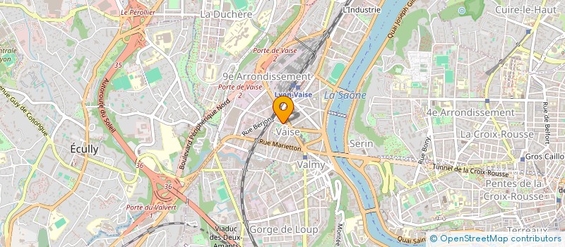 localisation de l'entreprise MADAME MAEVA BENELHOCINE  LYON