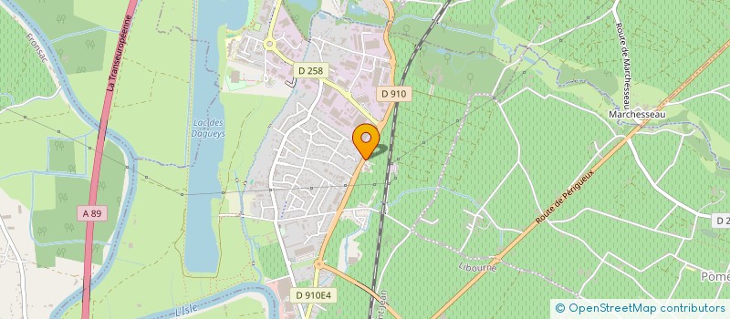 localisation de l'entreprise MADAME MAEVA BENESSE à LIBOURNE