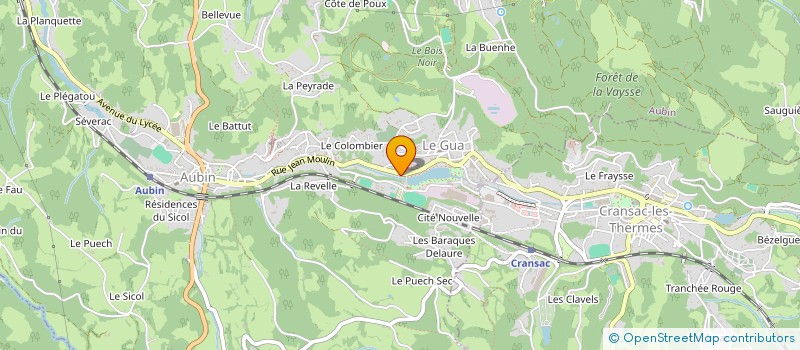 localisation de l'entreprise MADAME MAEVA BERTHOMMIER  AUBIN