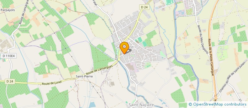 localisation de l'entreprise MADAME MAEVA BLIOT  SAINT-JUST