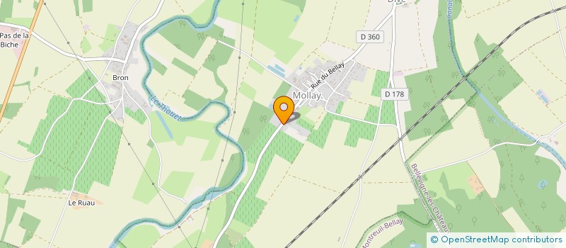 localisation de l'entreprise MADAME MAEVA BONNIN  SAINT-JUST-SUR-DIVE