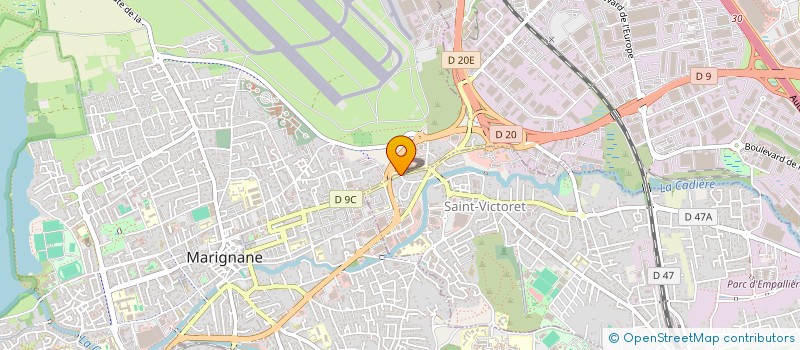 localisation de l'entreprise MADAME MAEVA BONVALET  SAINT-VICTORET