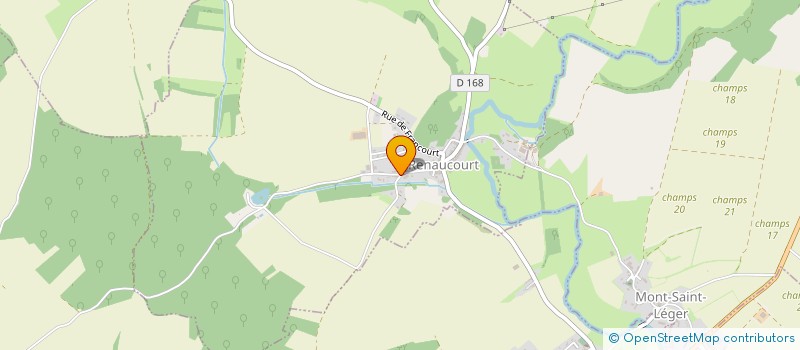 localisation de l'entreprise MADAME MAEVA BONY  RENAUCOURT