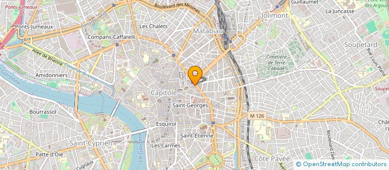 localisation de l'entreprise MADAME MAEVA BOUAZIZ  TOULOUSE