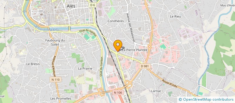 localisation de l'entreprise MADAME MAEVA BOUCHEX-BELLOMIE  ROCHEFORT-DU-GARD