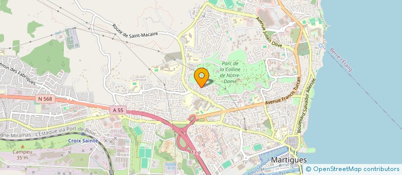 localisation de l'entreprise MADAME MAEVA BOUDSOCQ à MARTIGUES