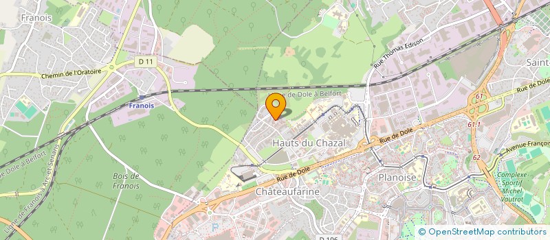 localisation de l'entreprise MADAME MAEVA BOUFFETEAU  VESOUL