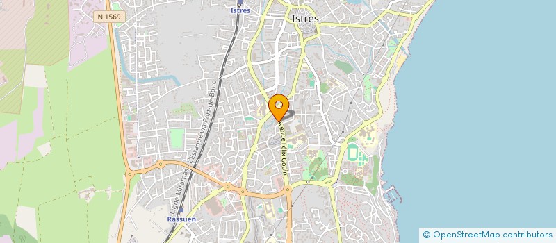 localisation de l'entreprise MADAME MAEVA BOURGUIGNON  ISTRES