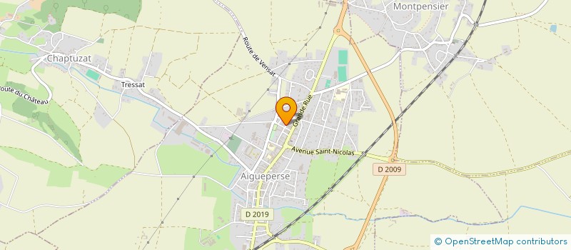 localisation de l'entreprise MADAME MAEVA BOUYER  AIGUEPERSE