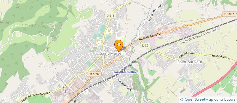 localisation de l'entreprise MADAME MAEVA BREUIL  SAINT-MARCELLIN