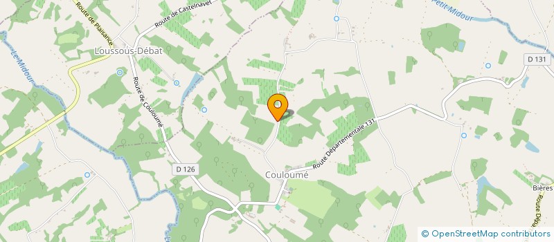 localisation de l'entreprise MADAME MAEVA BROQUA  COULOUME-MONDEBAT