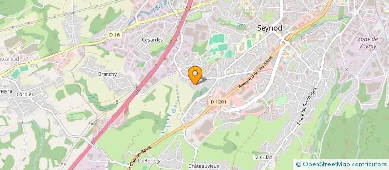 localisation de l'entreprise MADAME MAEVA BURION  ANNECY