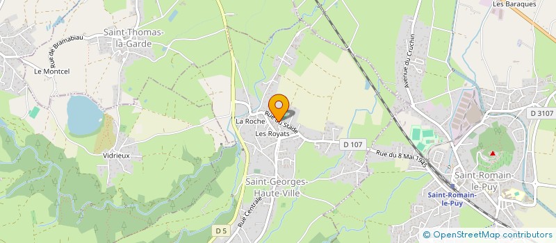 localisation de l'entreprise MADAME MAEVA BUSSEROLLE  SAINT-GEORGES-HAUTE-VILLE