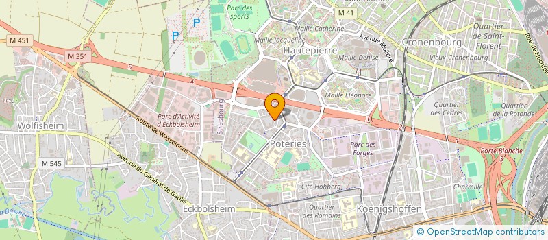 localisation de l'entreprise MADAME MAEVA CABOCHE  STRASBOURG