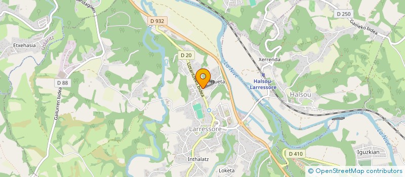 localisation de l'entreprise MADAME MAEVA CABOU BARADAT  LARRESSORE