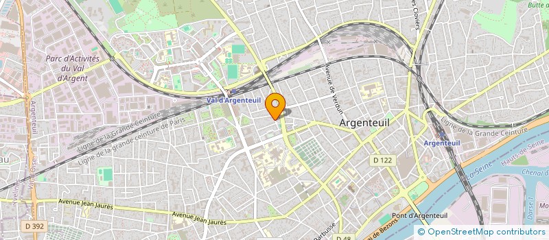 localisation de l'entreprise MADAME MAEVA CABRAL  ARGENTEUIL