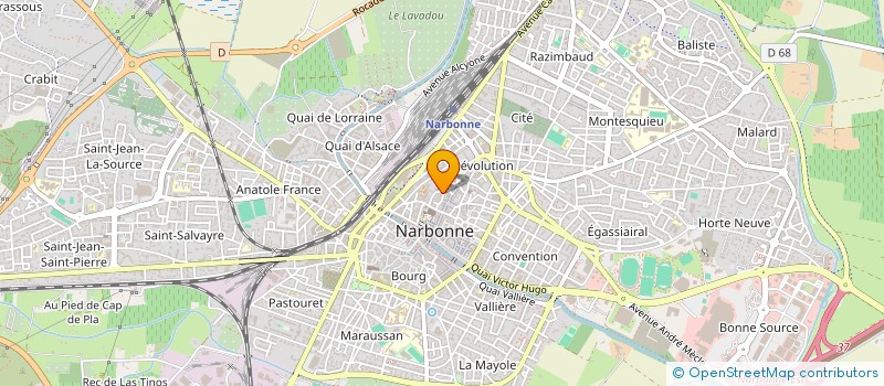 localisation de l'entreprise MADAME MAEVA CANTAVE à NARBONNE