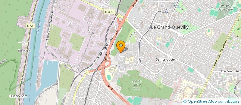 localisation de l'entreprise MADAME MAEVA CARVALHO  LE GRAND-QUEVILLY