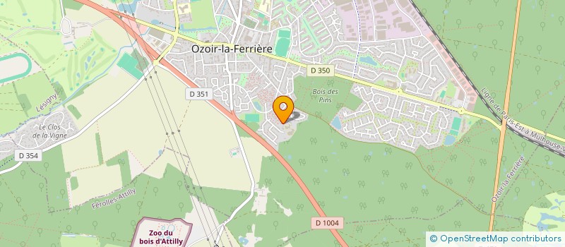 localisation de l'entreprise MADAME MAEVA CASADO  OZOIR-LA-FERRIERE