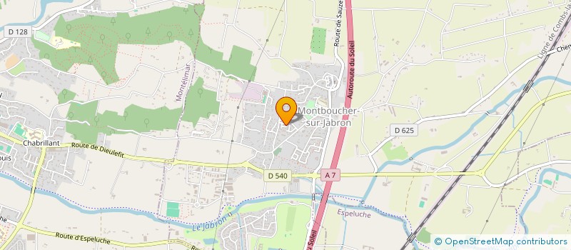 localisation de l'entreprise MADAME MAEVA CASSE  MONTBOUCHER-SUR-JABRON