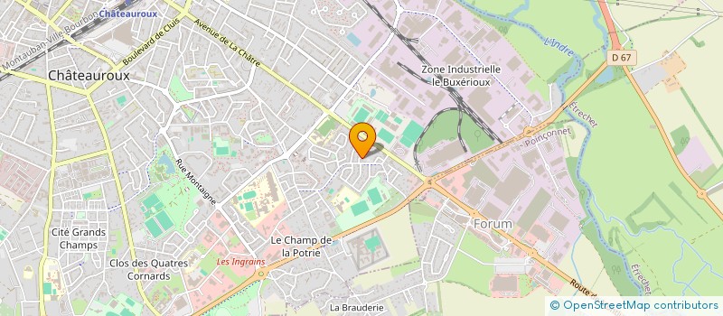 localisation de l'entreprise MADAME MAEVA CAUQUIS à CHATEAUROUX