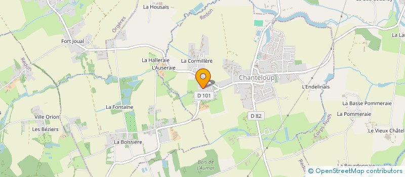 localisation de l'entreprise MADAME MAEVA CHABRIER  CHANTELOUP