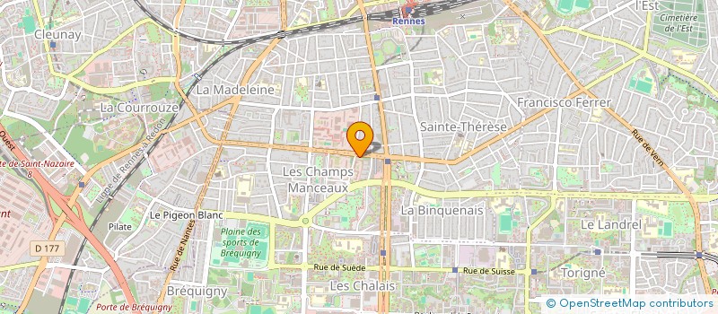 localisation de l'entreprise MADAME MAEVA CHANCEREL  RENNES