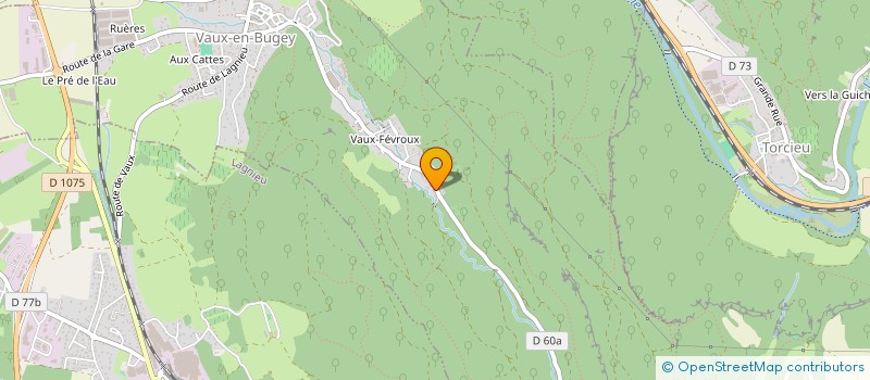 localisation de l'entreprise MADAME MAEVA CHANEL  VAUX-EN-BUGEY