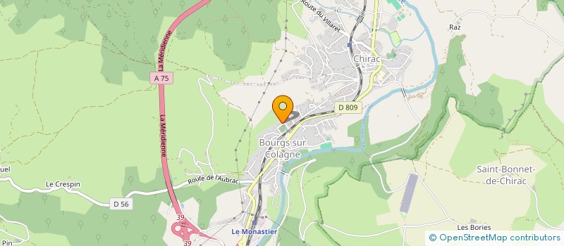 localisation de l'entreprise MADAME MAEVA CHAPELON  BOURGS SUR COLAGNE