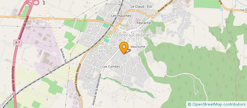 localisation de l'entreprise MADAME MAEVA CHERARAD  LORIOL-SUR-DROME