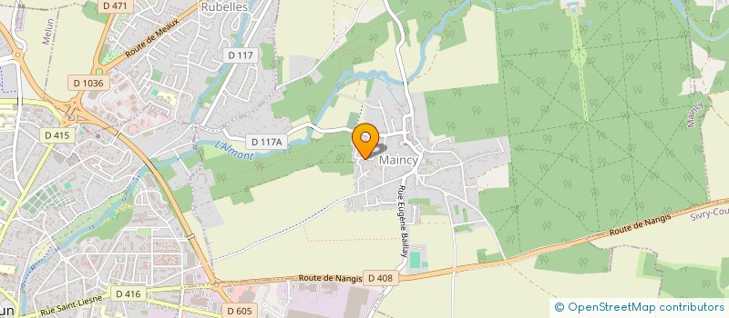 localisation de l'entreprise MADAME MAEVA CHEVALLIER  MAINCY