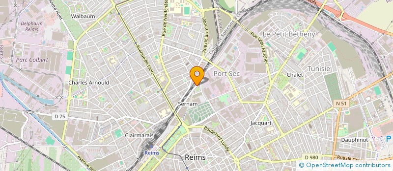 localisation de l'entreprise MADAME MAEVA CHIKHI  REIMS