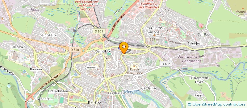 localisation de l'entreprise MADAME MAEVA CHISSEREZ  RODEZ