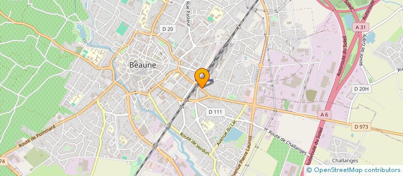 localisation de l'entreprise MADAME MAEVA CHOLET  BEAUNE