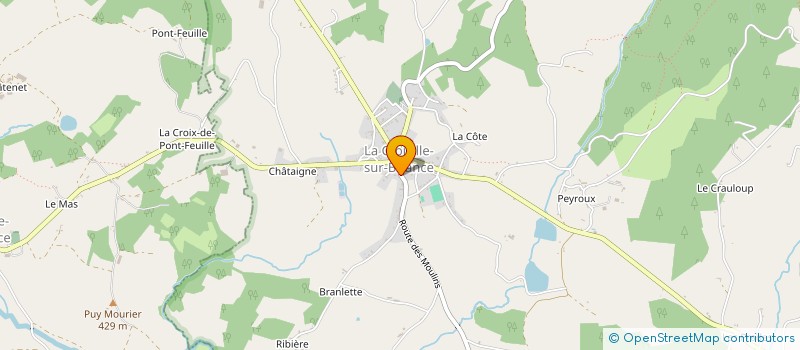 localisation de l'entreprise MADAME MAEVA CHOUET à LA CROISILLE-SUR-BRIANCE