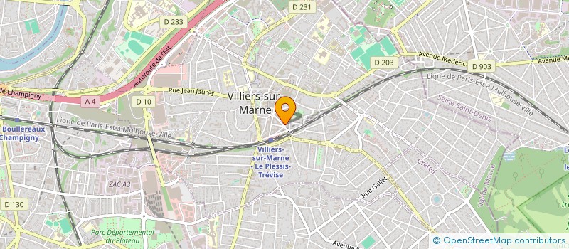 localisation de l'entreprise MADAME MAEVA CHRHILA à VILLIERS-SUR-MARNE