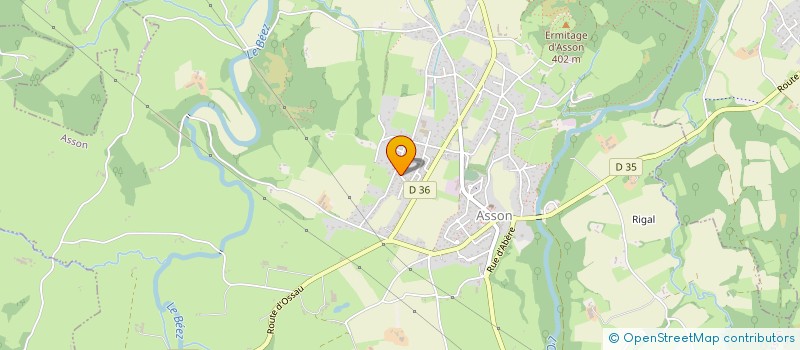 localisation de l'entreprise MADAME MAEVA CLAVEROTTE DIT LAPRIMA  ASSON