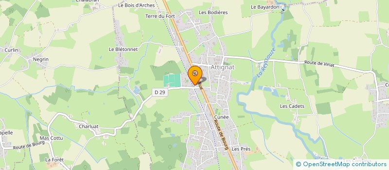 localisation de l'entreprise MADAME MAEVA COLLARD  ATTIGNAT