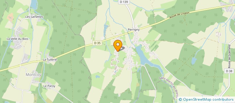 localisation de l'entreprise MADAME MAEVA COLLARD  SAINT-MARTIN-EN-BRESSE