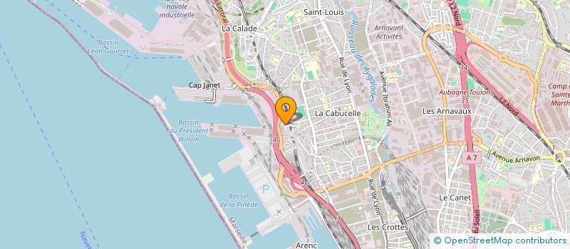 localisation de l'entreprise MADAME MAEVA COMPIN à MARSEILLE