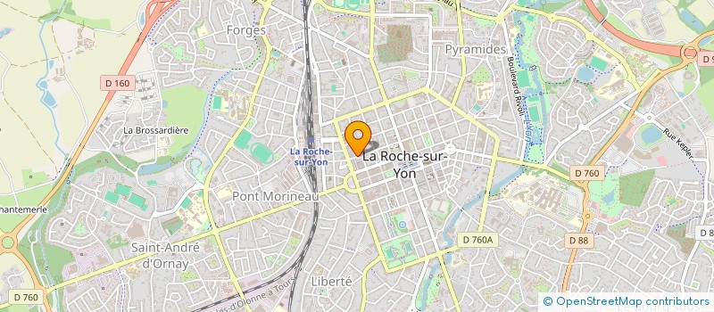 localisation de l'entreprise MADAME MAEVA CORNIERE à LA ROCHE-SUR-YON