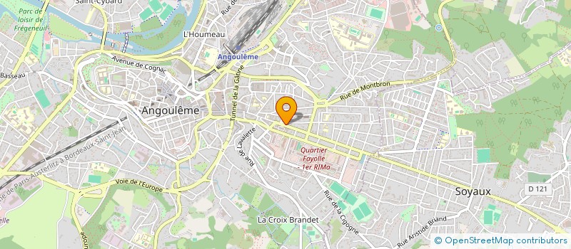 localisation de l'entreprise MADAME MAEVA COUTIN à ANGOULEME