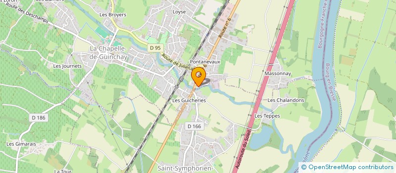 localisation de l'entreprise MADAME MAEVA CREMADES  LA CHAPELLE-DE-GUINCHAY