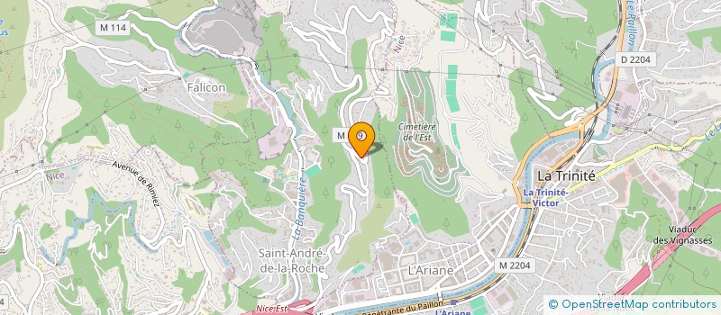 localisation de l'entreprise MADAME MAEVA CUBERA  SAINT-ANDRE-DE-LA-ROCHE