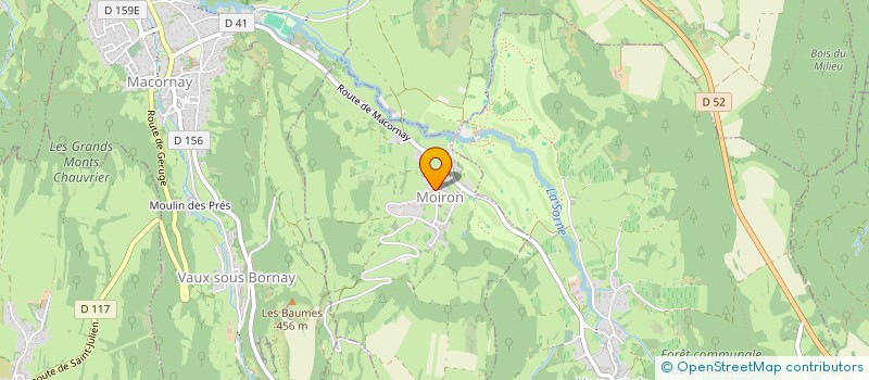 localisation de l'entreprise MADAME MAEVA CUISINIER  MOIRON