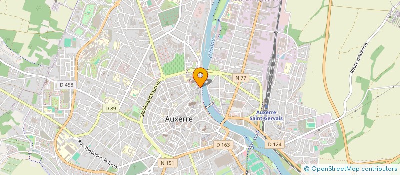 localisation de l'entreprise MADAME MAEVA DA ROCHA à AUXERRE