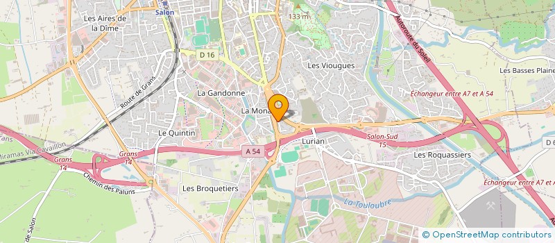 localisation de l'entreprise MADAME MAEVA DAGREGORIO  SALON-DE-PROVENCE