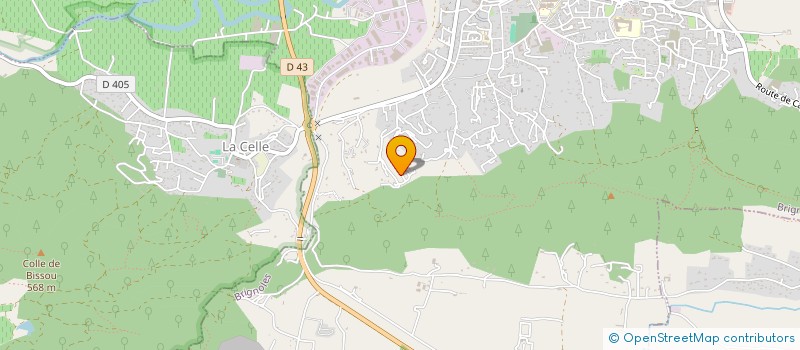 localisation de l'entreprise MADAME MAEVA DAVID  BRIGNOLES