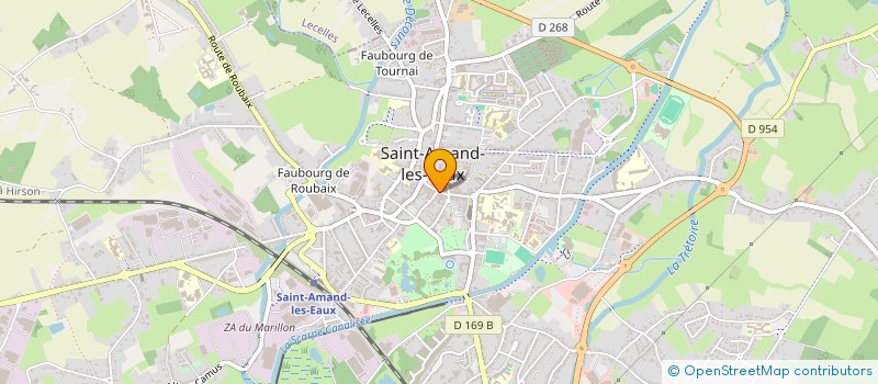 localisation de l'entreprise MADAME MAEVA DE BENEDICTIS  SAINT-AMAND-LES-EAUX