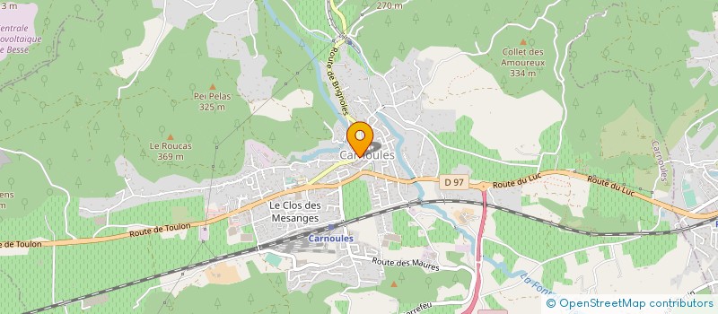 localisation de l'entreprise MADAME MAEVA DE SOUSA VIEIRA  CARNOULES